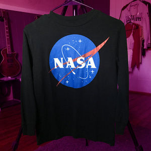 Youth Small Boys NASA Long Sleeve T Shirt
